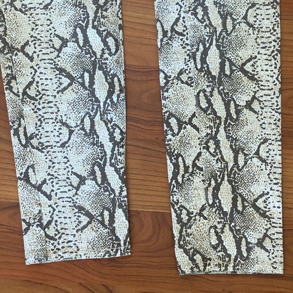 Snakeskin Skinny Jeans - Picture 2 of 8